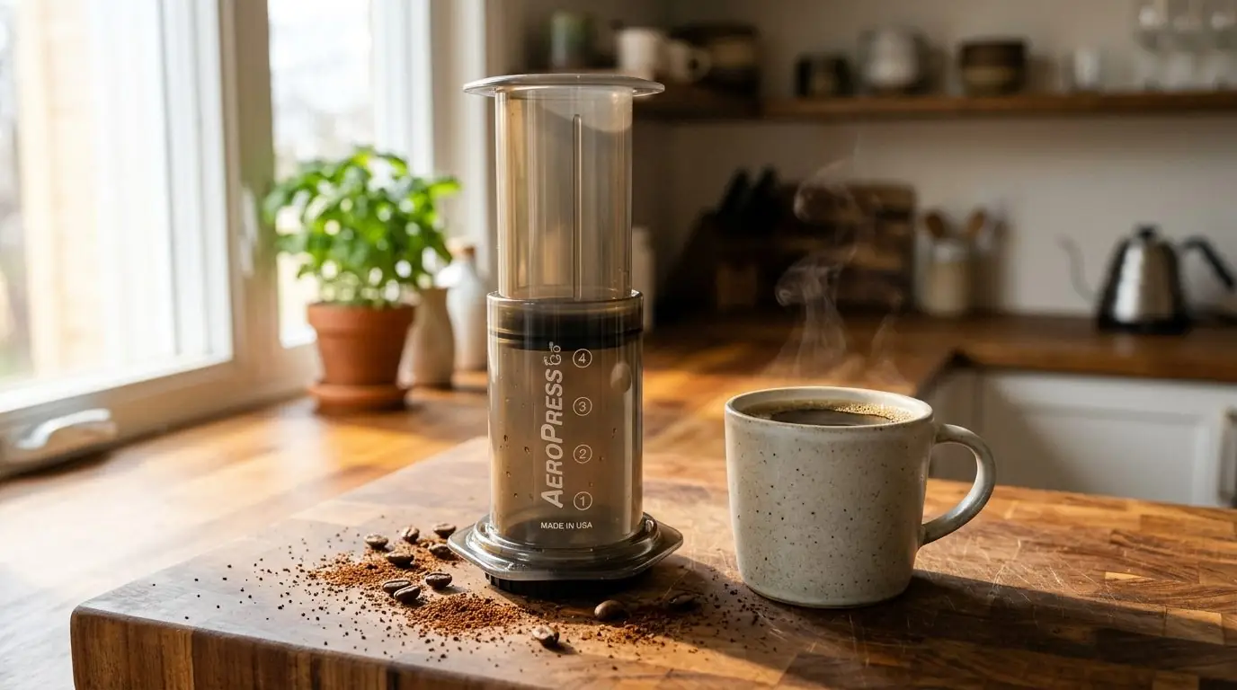 ₹3,500 का एरोप्रेस (AeroPress) कॉफी मेकर इंजीनियरिंग का सच्चा चमत्कार क्यों है?